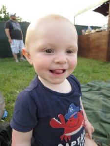 Alex making faces at Firefly.