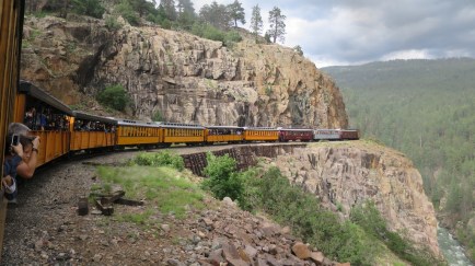 Part of our double length train.