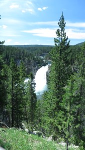 Waterfall in Yellowstone.